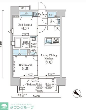 フルハウス赤羽の物件間取画像